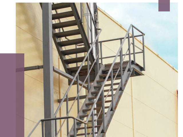 Пожарные лестницы в Климовске от 12154 руб. — монтаж и продажа | ПРОЛЁТ-Клс