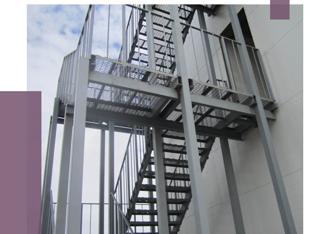 Монтаж пожарных лестниц в Климовске от 7697 руб.