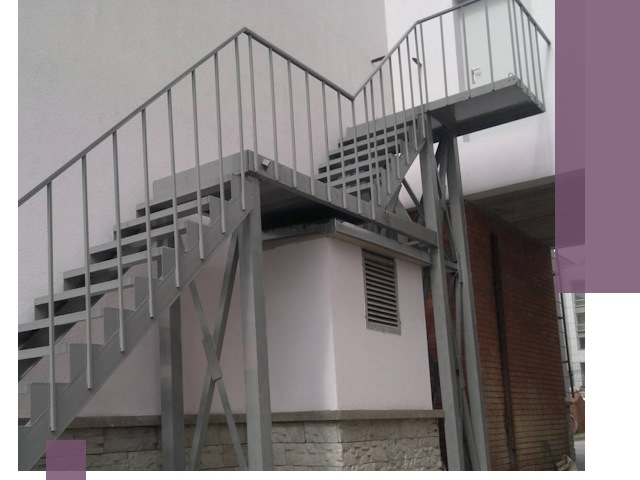 Монтаж пожарных лестниц под ключ в Климовске с гарантией качества