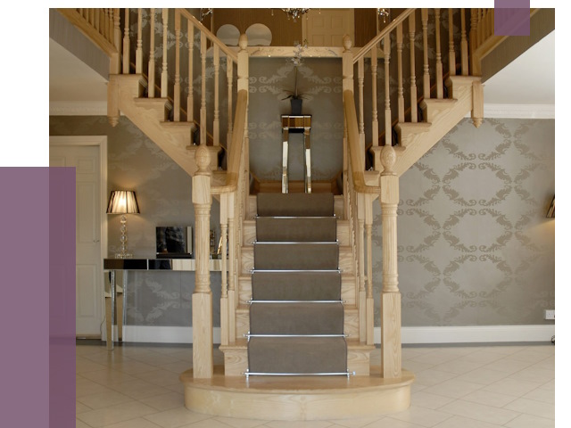 Монтаж деревянных лестниц в Климовске от 7545 руб. 