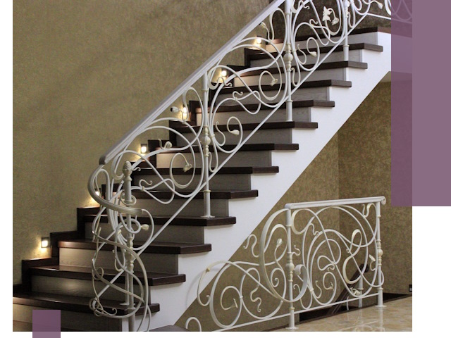 Кованые лестницы под ключ в Климовске — изготовление и монтаж