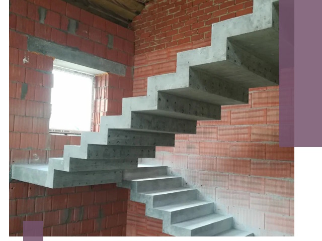 Бетонные лестницы под ключ в Климовске: монтаж, демонтаж, ремонт