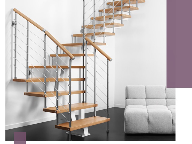 Модульные лестницы под ключ в Климовске — монтаж и изготовление