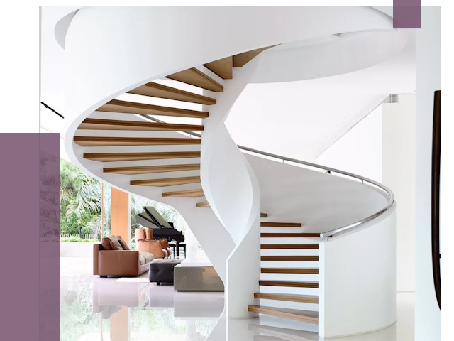 Винтовые лестницы в Климовске под ключ от 48108 руб. | ПРОЛЁТ-Клс