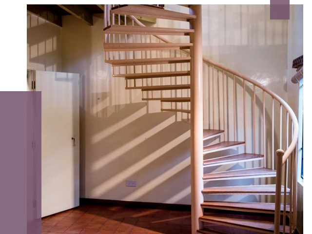 Изготовление винтовых лестниц на заказ в Климовске от 75454 руб. | ПРОЛЁТ-Клс