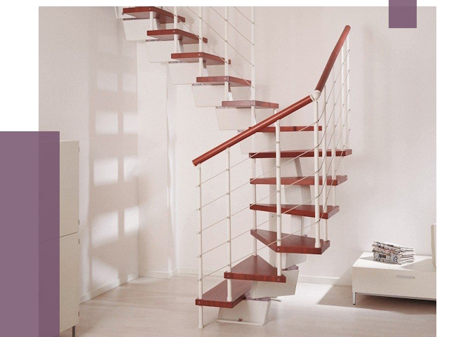 Изготовление лестниц на больцах в Климовске от 9622 руб. | ПРОЛЁТ-Клс