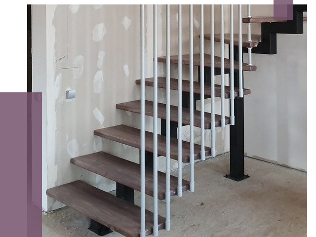 Монтаж лестниц на больцах в Климовске от 8305 руб. — надежно| ПРОЛЁТ-Клс