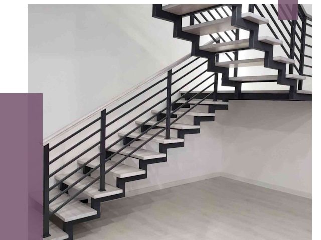Лестницы на металлокаркасе под ключ в Климовске от 12660 руб. | ПРОЛЁТ-Клс