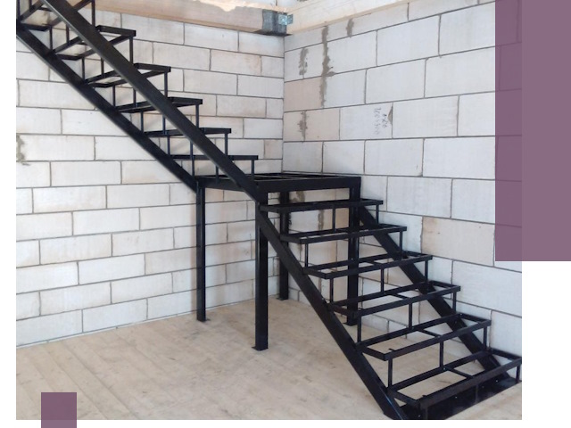 Лестницы на металлокаркасе под ключ в Климовске — изготовление и монтаж