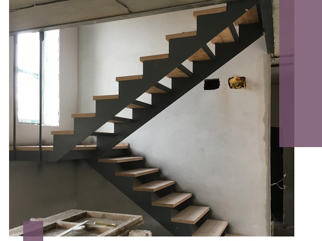 Изготовление лестниц на металлокаркасе в Климовске от производителя