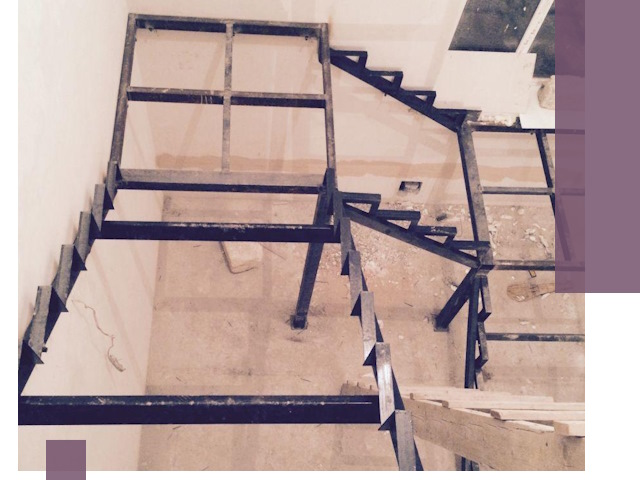 Монтаж лестниц на металлокаркасе в Климовске быстро и качественно