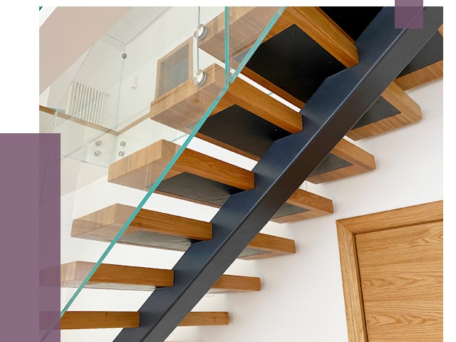 Лестницы на монокосоуре в Климовске от 18737 руб. под ключ | ПРОЛЁТ-Клс