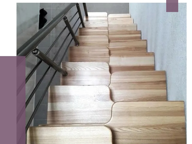 Лестницы гусиный шаг в Климовске от 12913 руб. под ключ | ПРОЛЁТ-Клс