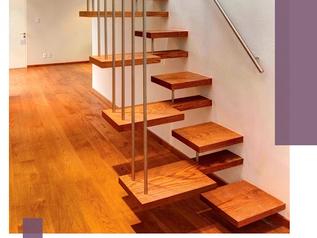 Лестницы «гусиный шаг» на заказ в Климовске для узких пространств