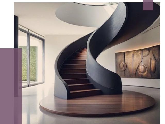 Элитные лестницы под заказ в Климовске от 187368 руб. — ПРОЛЁТ-Клс