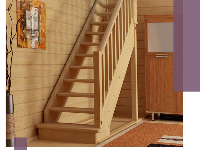 Лестницы эконом класса под ключ в Климовске — недорого и быстро