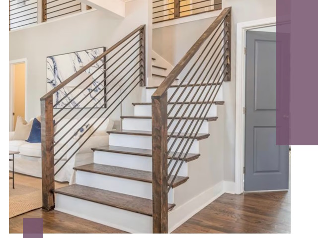 Лестницы для коттеджа под ключ в Климовске — изготовление и монтаж