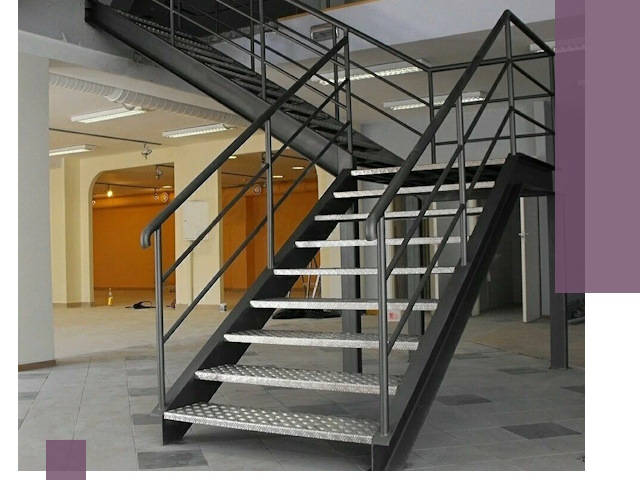 Лестницы для офиса в Климовске: изготовление, монтаж, демонтаж