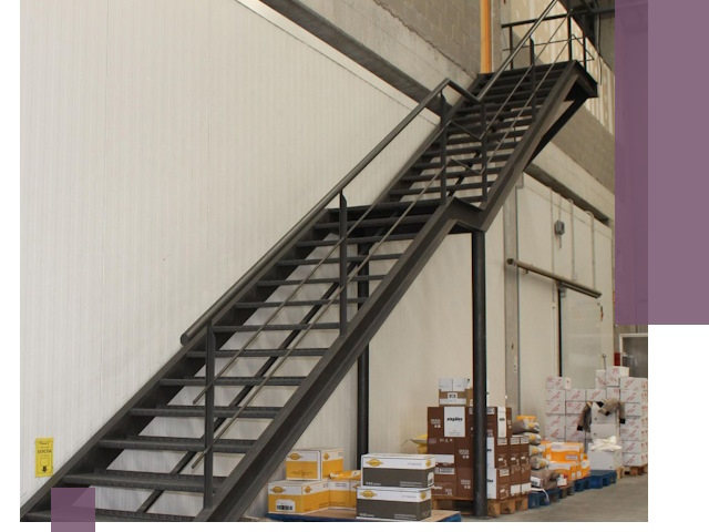 Лестницы для производства в Климовске — изготовление и монтаж