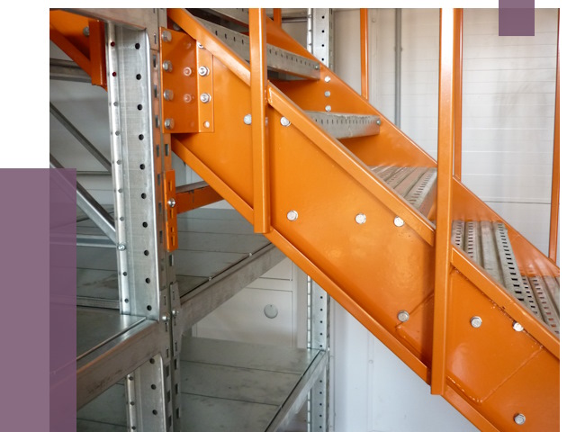 Лестницы для склада в Климовске от 75960 руб. — решения | ПРОЛЁТ-Клс
