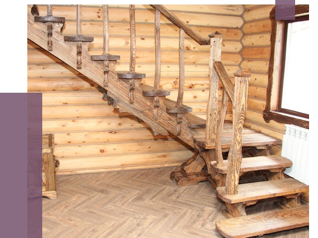 Лестницы в баню в Климовске от 18939 руб. — изготовление | ПРОЛЁТ-Клс