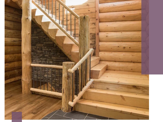 Лестницы в баню под заказ и профессиональный монтаж в Климовске