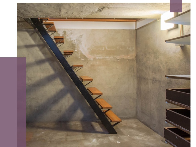 Лестницы в подвал в Климовске от 13014 руб. — монтаж | ПРОЛЁТ-Клс