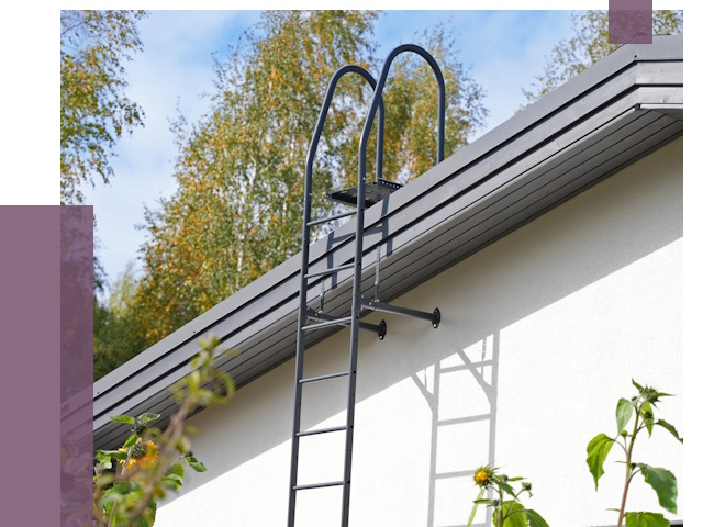 Лестницы на крышу в Климовске от 18939 руб. — монтаж и монтаж ПРОЛЁТ-Клс