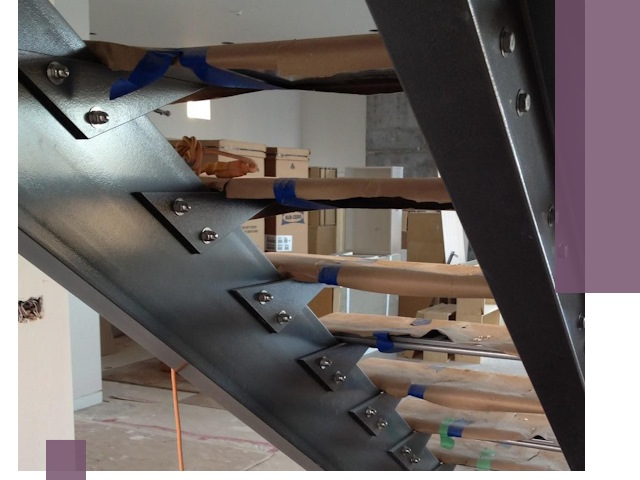 Усиление лестничных конструкций и усиление опор в Климовске