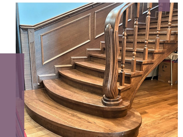 Дубовые лестницы под ключ в Климовске от 174708 руб. — ПРОЛЁТ-Клс