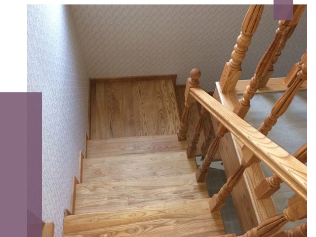 Сосновые лестницы в Климовске под ключ от 8001 руб.  | ПРОЛЁТ-Клс