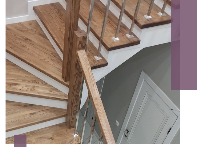 Обшивка металлических лестниц под ключ в Климовске