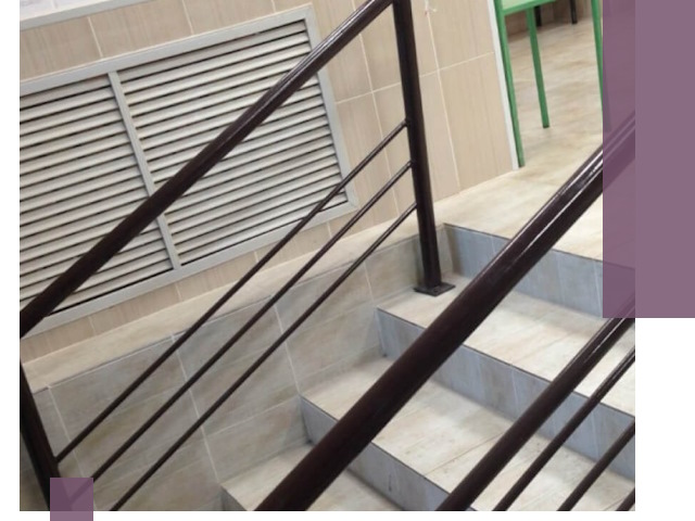 Изготовление перил из металла под ключ в Климовске