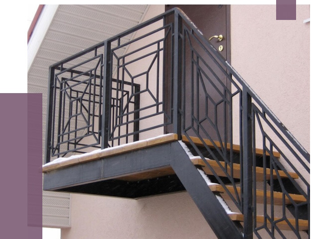 Металлические перила в Климовске от 4254 руб.  | ПРОЛЁТ-Клс