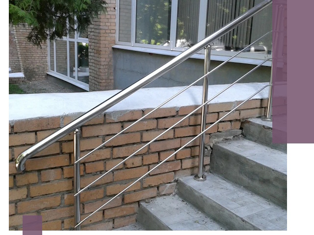 Перила из нержавеющей стали высокого качества в Климовске