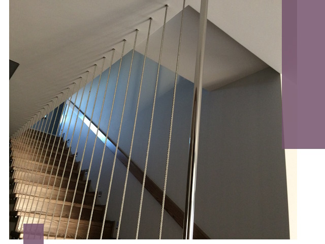 Тросовые перила под ключ в Климовске — производство и монтаж