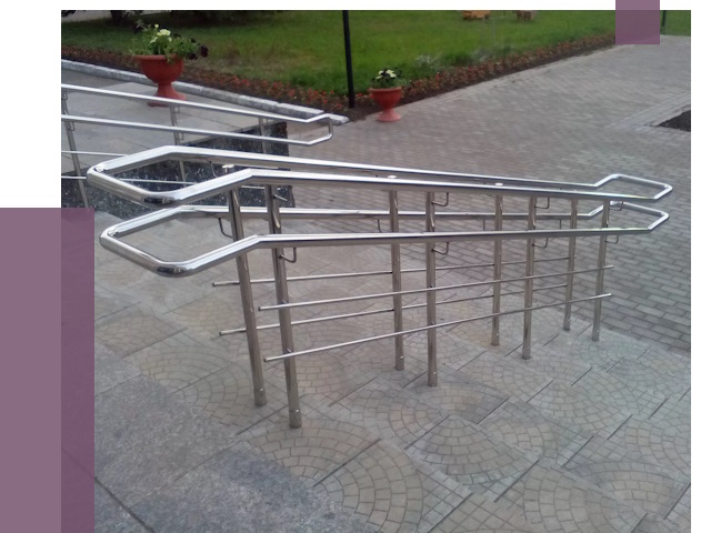 Перила для инвалидов в Климовске от 7515 руб. под ключ | ПРОЛЁТ-Клс