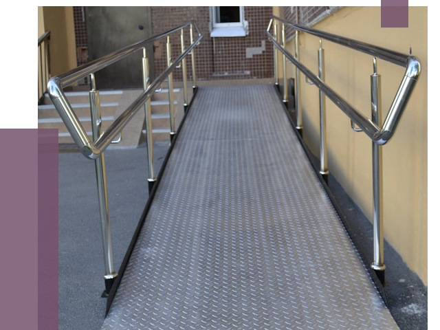 Пандусы в Климовске от 12154 руб. — установка для инвалидов | ПРОЛЁТ-Клс