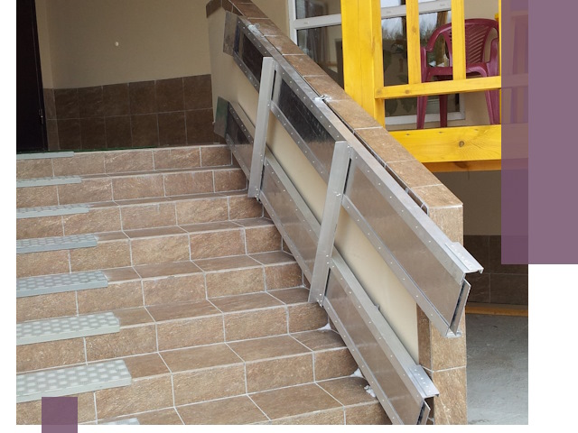 Откидные пандусы под ключ в Климовске — монтаж и демонтаж