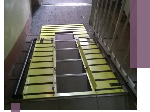 Профессиональный монтаж пандуса в подъезд в Климовске