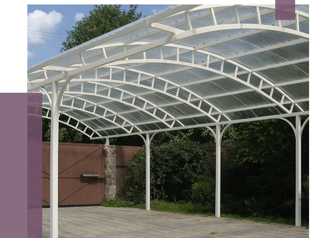 Изготовление навесов в Климовске от 14686 руб. за м² — ПРОЛЁТ-Клс