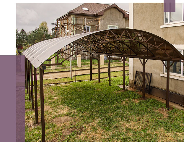 Демонтаж навесов в Климовске от 4558 руб. — разборка и вывоз | ПРОЛЁТ-Клс