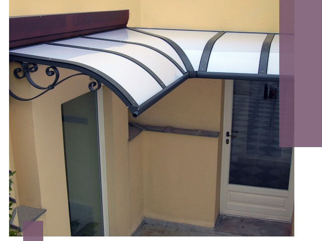 Монтаж козырьков любой сложности в Климовске под ключ