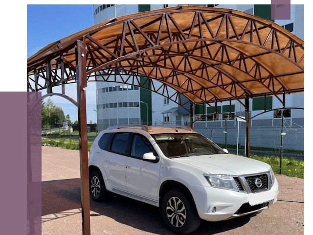 Недорогие навесы в Климовске от 42538 руб.  | ПРОЛЁТ-Клс