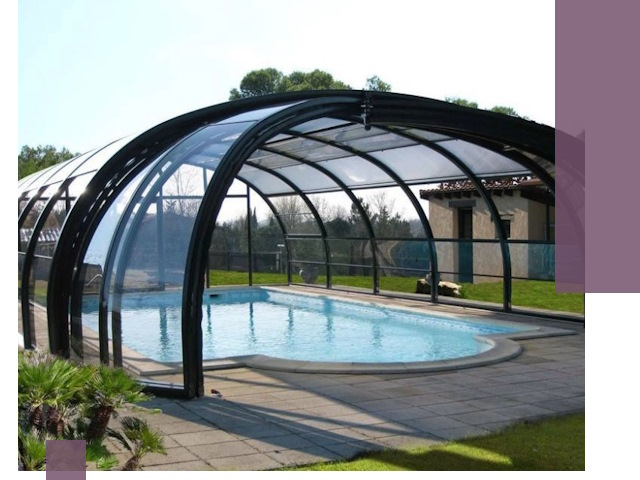 Навесы для бассейна в Климовске: изготовление и монтаж под ключ