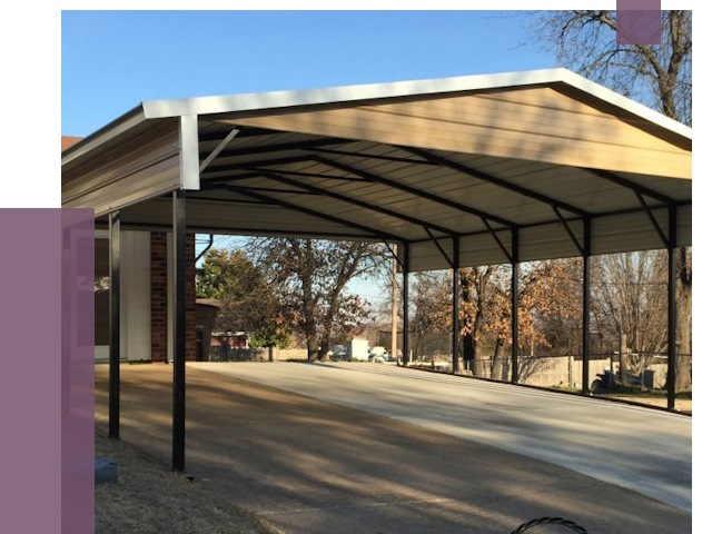 Двускатные навесы в Климовске от 7950 руб. | ПРОЛЁТ-Клс