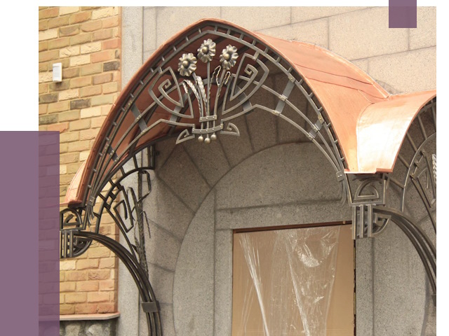 Арочные козырьки в Климовске от 14432 руб. 