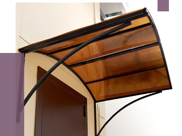 Недорогие козырьки в Климовске от 7515 руб.  | ПРОЛЁТ-Клс