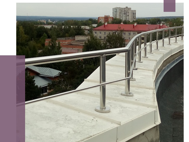 Парапеты и ограждения кровли в Климовске от 4912 руб.