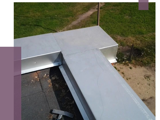 Оцинкованные парапеты в Климовске от 7950 руб. | ПРОЛЁТ-Клс